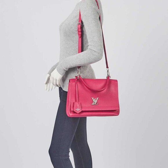 Louis Vuitton Dahlia Calfskin Leather Lockme II - Picture 2 of 11